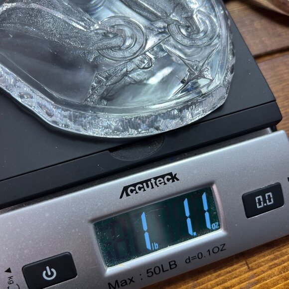 Nativity Scene Clear Lead Crystal Avon Glass Figurine Christmas - Picture 9 of 10